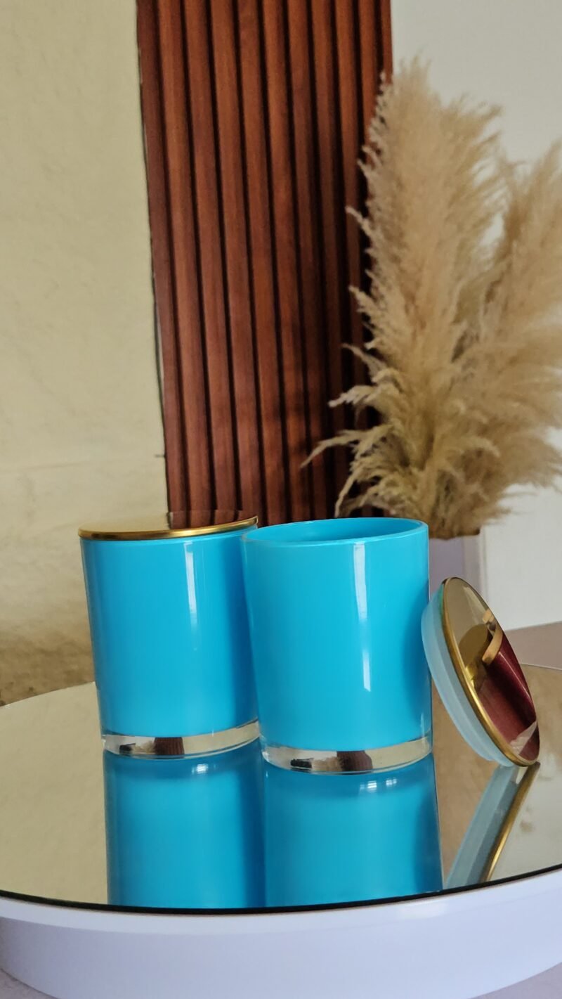 200ml blue colored jar