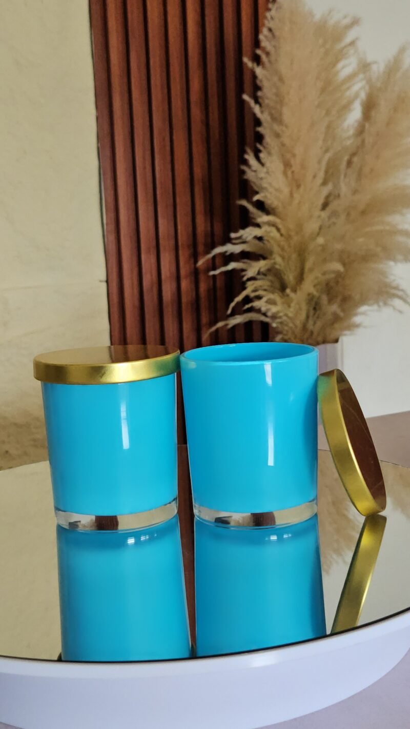 200ml blue colored jar