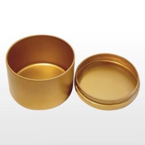 2oz matte tin jars