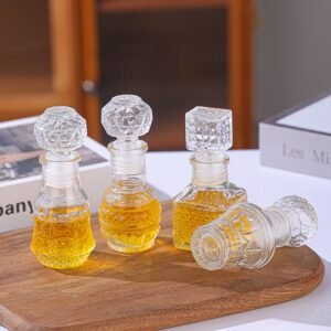 50ml glass mini wine bottle