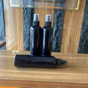 black pet spray bottle