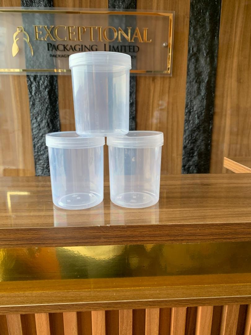 transparent bolly jar with white lid transparent bolly jar with white lid