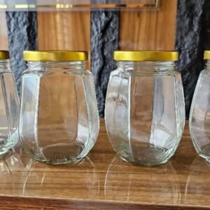 300ml pear shape glass jar