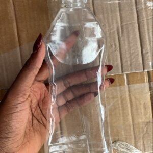 500ML Transparent Bottle with Flip Cover